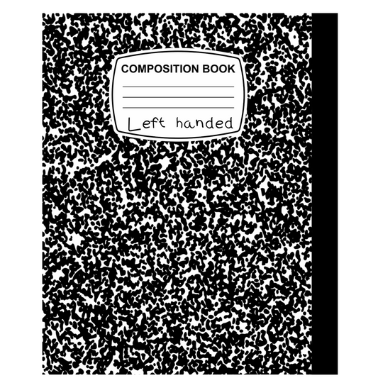 Left Handed Five-Subject Composition Book